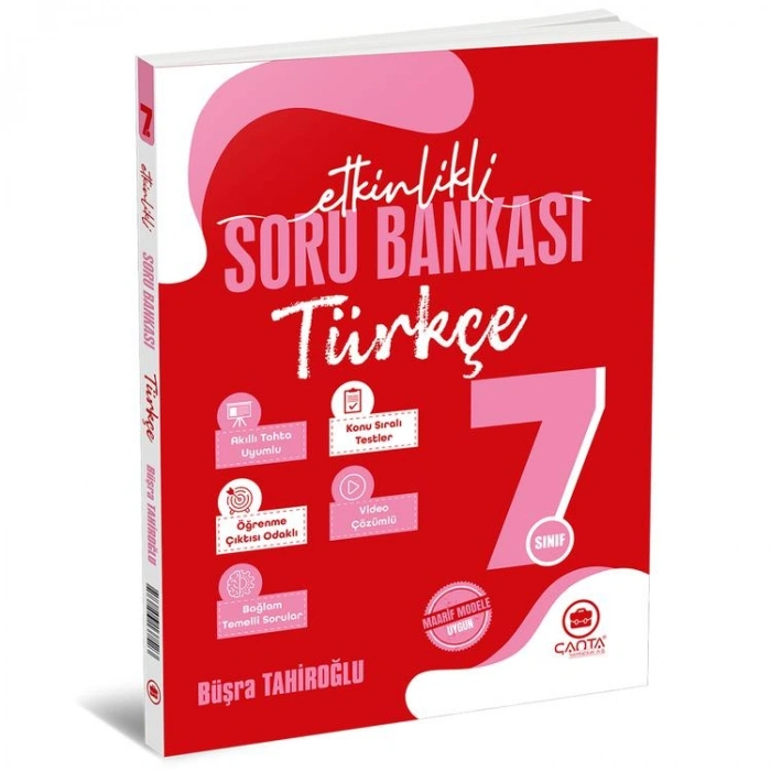ÇANTA 7. SINIF TÜRKÇE ETKİNLİKLİ SORU BANKASI