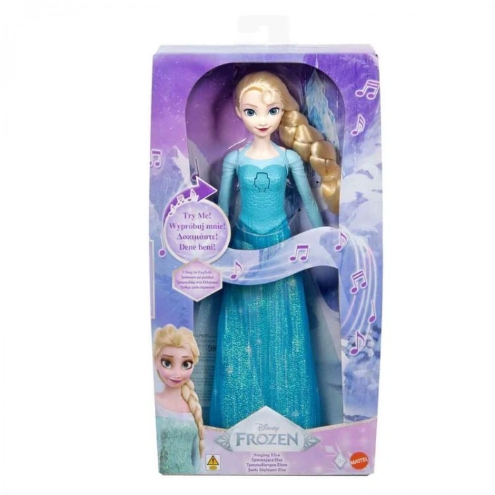 DISNEY JDX52 FROZEN KARLAR ÜLKESİ ŞARKI SÖYLEYEN ELSA BEBEK 30 CM SESLİ 3+