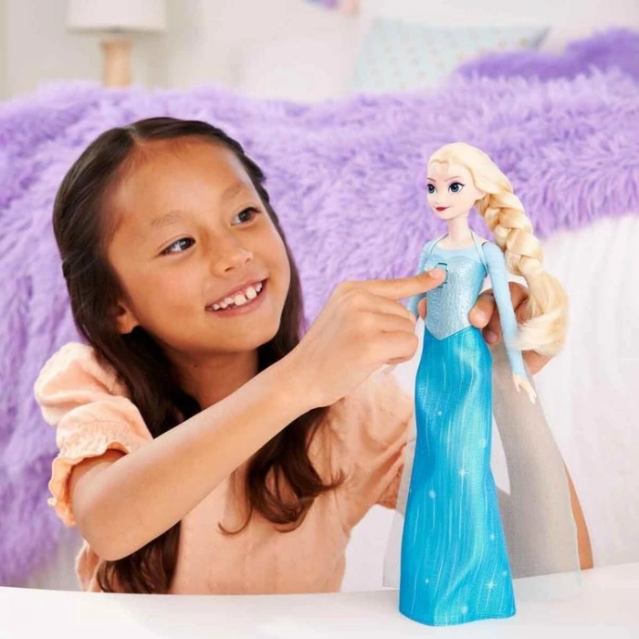DISNEY JDX52 FROZEN KARLAR ÜLKESİ ŞARKI SÖYLEYEN ELSA BEBEK 30 CM SESLİ 3+