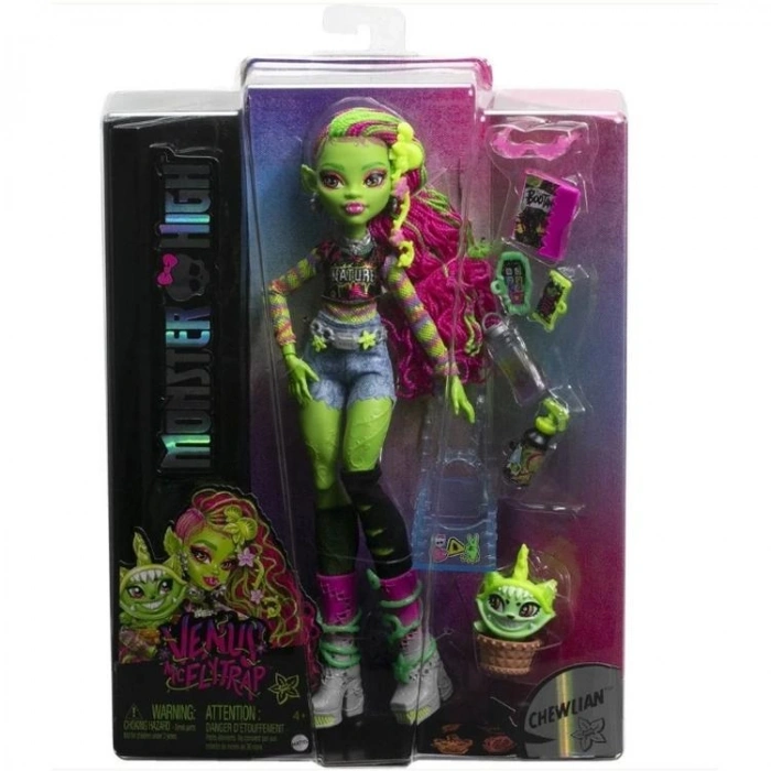 MATTEL HRP81 MONSTER HIGH ACAYİP HAVALI ARKADAŞLAR VENUS MCFLYTRAP 30 CM KOLEKSİYON BEBEĞİ 3+