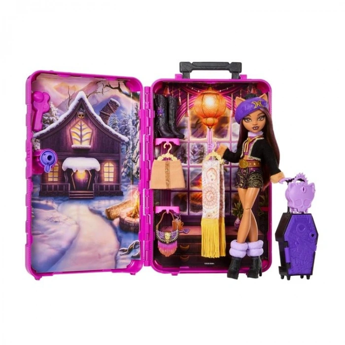 MATTEL JMH64/JMG65 MONSTER HIGH SKULLMATE SECRETS S8 GİZEMLİ ARKADAŞLAR SÜRPRİZ OYUN SETİ 4+