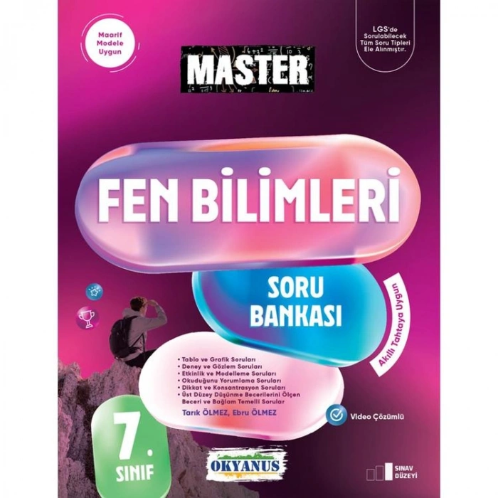 OKYANUS  7. SINIF MASTER FEN BİLİMLERİ SORU BANKASI
