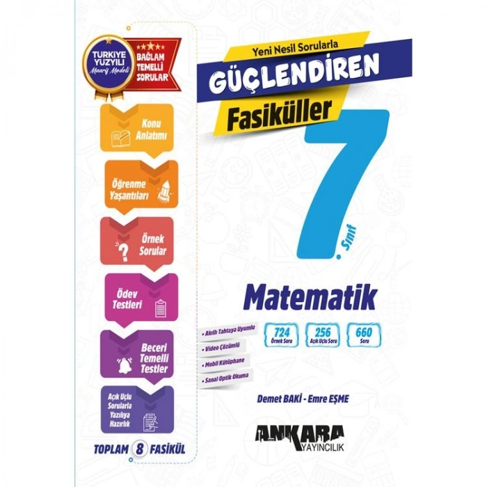 ANKARA 7. SINIF GÜÇLENDİREN MATEMATİK FASİKÜLLER