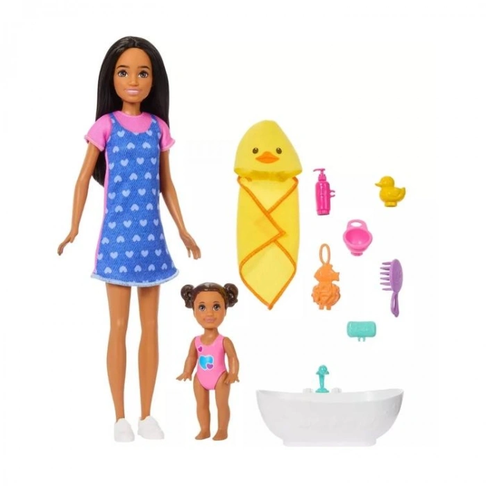 MATTEL MTL-JKC16 FAMILY AND FRIENDS SKIPPER BEBEK BAKICILIĞI OYUN SETİ 3+