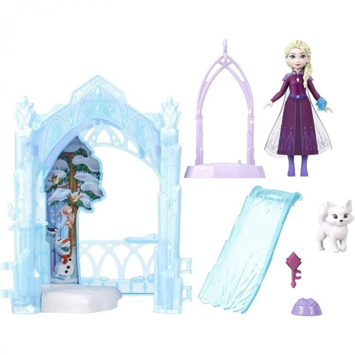 DISNEY JFG29 FROZEN KARLAR ÜLKESİ ELSA VE SEVİMLİ HAYVAN DOSTLARI OYUN SETİ 3+