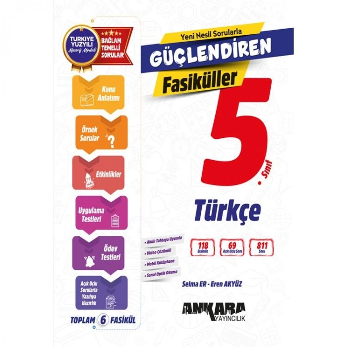 ANKARA 5. SINIF GÜÇLENDİREN TÜRKÇE FASİKÜLLER