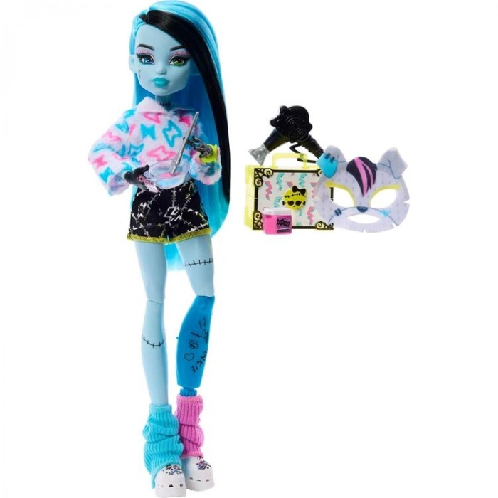 MATTEL JMG72/JMG73 MONSTER HIGH GÜZELLİK SIRLARI FRANKIE STEIN OYUN SETİ 4+