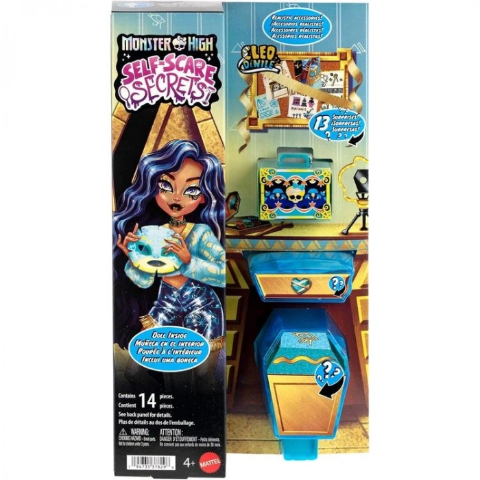 MATTEL JMG72/JMG74 MONSTER HIGH GÜZELLİK SIRLARI CLEO DE NILE OYUN SETİ 4+
