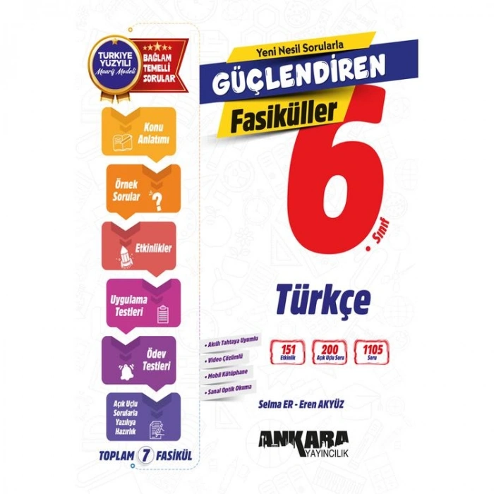 ANKARA 6. SINIF GÜÇLENDİREN TÜRKÇE FASİKÜLLER