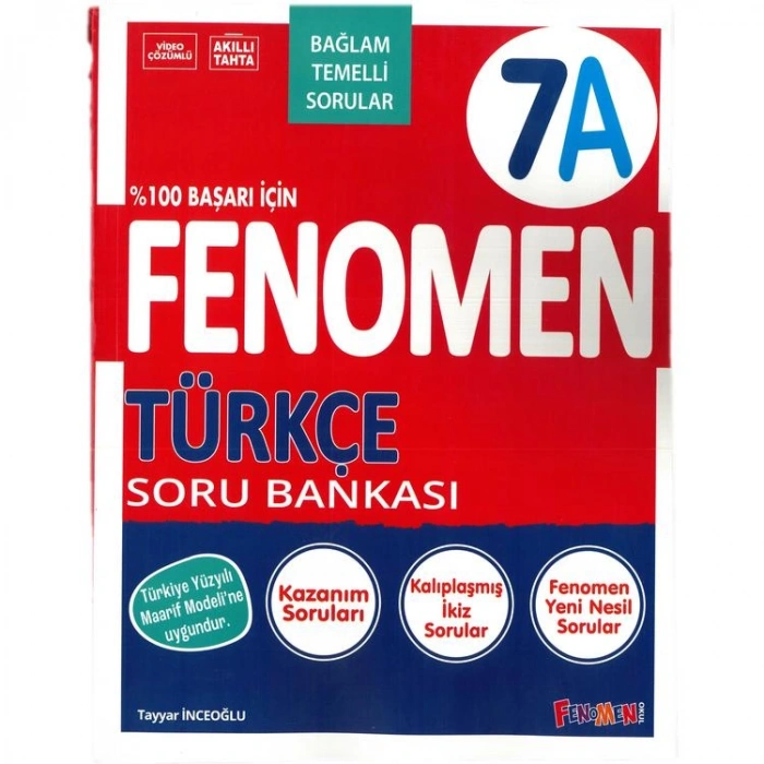 FENOMEN 7. SINIF TÜRKÇE A SORU BANKASI