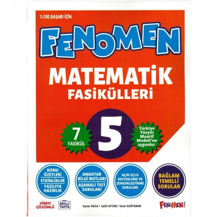 FENOMEN 5. SINIF MATEMATİK FASİKÜLLERİ SETİ 7 FASİKÜL