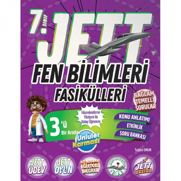 ÜNLÜLER KARMASI 7. SINIF JETT FEN BİLGİLER FASİKÜLLERİ