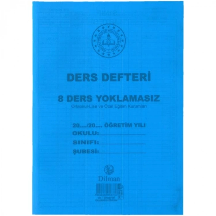 DİLMAN 8 DERS YOKLAMASIZ DERS DEFTERİ