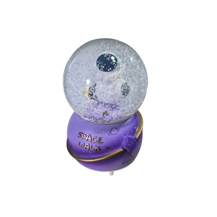 CEREN HDY0201 ORTA BOY (B) HEDİYELİK MÜZİKLİ IŞIKLI KAR ATAN KAR KÜRESİ (PİLLİ) SPACE WALK