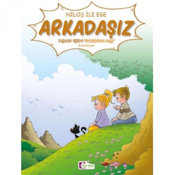 NİLOŞ İLE EGE - ARKADAŞIZ 35*50 KUŞE KAĞIT RENKLİ HİKAYE KİTABI