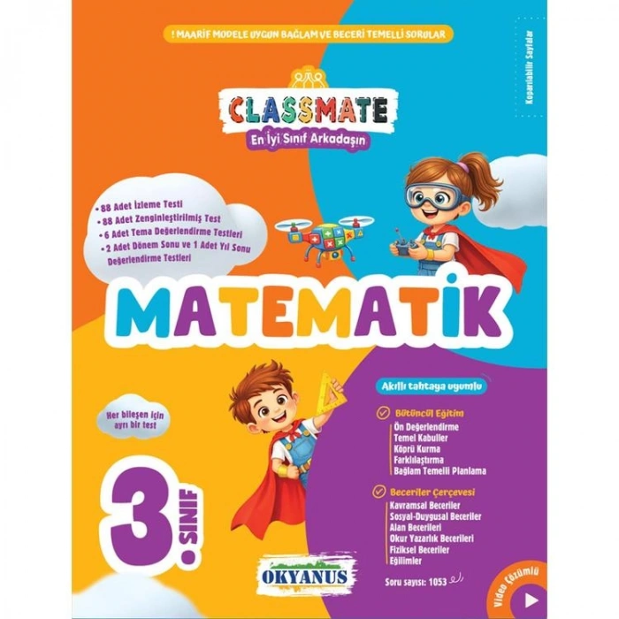 OKYANUS  3. SINIF CLASSMATE MATEMATİK SORU BANKASI