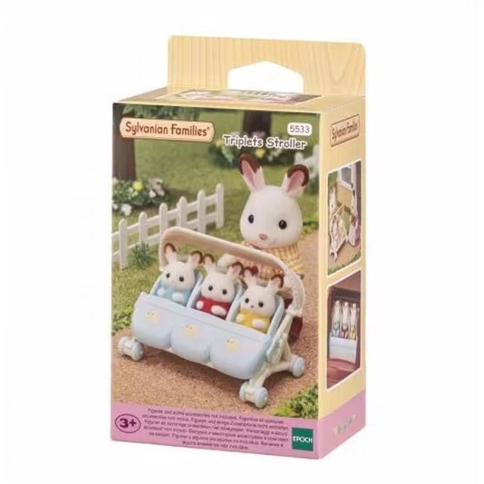 ADORE ESF5033 SYLVANIAN FAMILIES ÜÇÜZ BEBEK ARABASI  3+