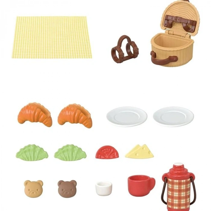 ADORE ESF5852 SYLVANIAN FAMILIES BİSKÜVİ AYI KARDEŞLER PİKNİK SETİ  3+