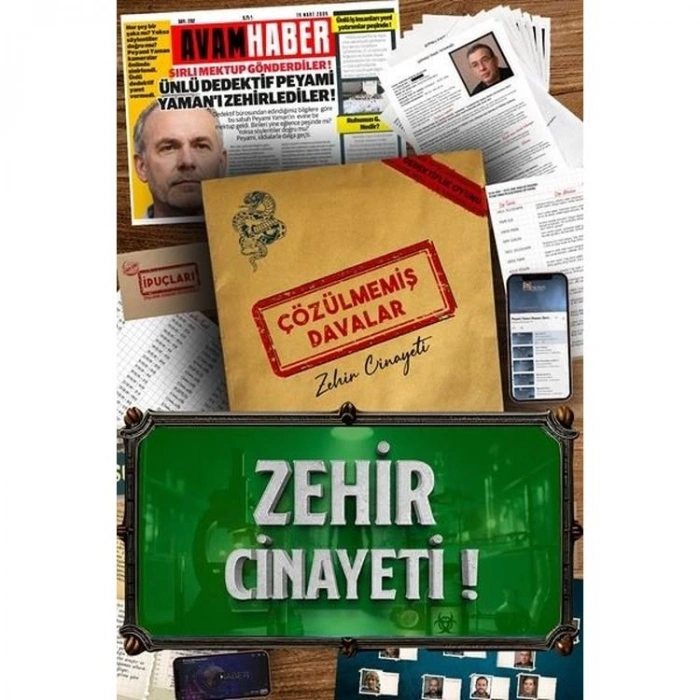 MOLFY ÇÖZÜLMEMİŞ DAVALAR DEDEKTİFLİK OYUNU 4 FARKLI DAVA KUTULU SET : 1