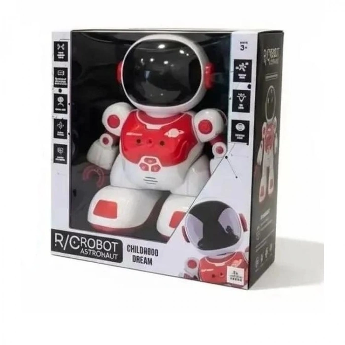 PASİFİK TOYS DB05  UZAKTAN KUMANDALI SESLİ IŞIKLI BÜYÜK ASTRONOT ROBOT 3+