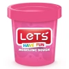 LETS TEK RENK OYUN HAMURU NEON PEMBE 150 GR