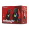 RAMPAGE RMS-G7  FALSETTO 2.0 6Watt RGB LEDLİ GAMING USB 1+1 HOPARLÖR KIRMIZI