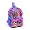 CORAL HIGH 23550 KIDS PEMBE KÖPEK DESENLİ İKİ BÖLMELİ MİNİK YUVA SIRT ÇANTASI