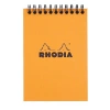 RHODIA RT16500 148x210mm A-5 KARELİ SPİRALLİ BLOKNOT TURUNCU KAPAK 80 YP.