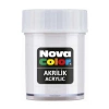 NOVA COLOR BEYAZ 30 CC ŞİŞE AKRİLİK BOYA