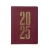 ECE 13X18 AŞİYAN HAFTALIK ÇİZGİSİZ AJANDA BORDO (DÜZ)