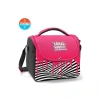 CORAL HIGH 22778 KIDS PEMBE SİYAH BEYAZ DESENLİ DESENLİ THERMO BESLENME ÇANTASI