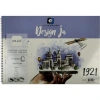 ALEX 35X50cm İNCE DOKULU RESİM DEFTERİ SPİRALLİ KARTON KAPAK 180GR. 15YP. DESING JA ALX-0687