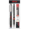 ROTRING VISUMAX + MAVİ ROLLER + MİN + SİLGİ 4LÜ OFİS SETİ - 0.7 mm