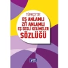 PARILTI İLKÖĞRETİM EŞ ANLAMLI ZIT ANLAMLI EŞ SESLİ KELİMELER SÖZLÜĞÜ