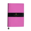 VICTORIAS JOURNALS 1077 SMYTH RUGAN ESNEK KAPAK 14.8x21cm 80gr. 96YP. ÇİZGİLİ DEFTER PEMBE