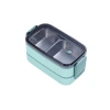 VAGONLİFE PASLANMAZ ÇELİK İKİ KATLI BÖLMELİ YEMEK KABI - LUNCH BOX BL50002-2  1400 ML YEŞİL