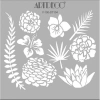 ARTDECO STENCİL 30X30CM  BOTANİK 104