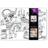 AKADEMİ ÇOCUK - FUNNY MAT - LUNAPARK 48x33,5cm