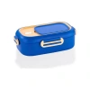 VAGONLIFE BL2106 PASLANMAZ ÇELİK YEMEK KABI - LUNCH BOX 2 BÖLMELİ 550 ML MAVİ