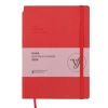 VICTORIAS JOURNALS 124-1430 14X20,5 KUKA HAFTALIK AJANDA A5 - KIRMIZI