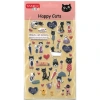 TANEX KIDS TNX-25143 DEKORATİF ETİKETLER - PUFFY SEMPATİK KEDİ-3 SERİSİ STICKER - TEKLİ