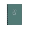 KESKİN 17X24 SPİRALLİ SERT KAPAK GÜNLÜK AJANDA - YEŞİL  830502-99