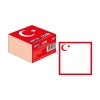 GIPTA STICKN 70X70 TÜRKİYE BAYRAKLI YAPIŞKANLI NOTLUK 400 YP.