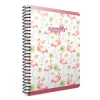 GIPTA FLAMINGO SPİRALLİ SERT KAPAK 17x24 100 YP.ÇİZGİLİ DEFTER