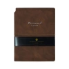 VICTORIAS JOURNALS 1820 KUKA SOFT KAPAK NOTEBOOK 14.8x21cm A5 80gr.96YP. ÇİZGİLİ DEFTER KAHVERENGİ