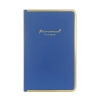 VICTORIAS JOURNALS MONACO 0227 VEGAN DERİ SERT KAPAK 13x21 100gr.160 SYF. PLANNER ÇİZGİLİ DEFTER MAVİ