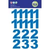 CREA ETİKET - XL RAKAM ÇIKARTMALAR MAVİ 1343 - TEKLİ