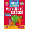 ETKİNLİKLİ MEGA BOYAMA MEYVELER VE SEBZELER