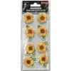TANEX HANDMADE TNX-28021 DEKORATİF ETİKETLER - SUNFLOWER SERİSİ STICKER - TEKLİ