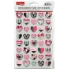 TANEX KIDS TNX-27151 DEKORATİF ETİKETLER - PUFFY RENKLİ KALPLİ EVA SERİSİ STICKER
